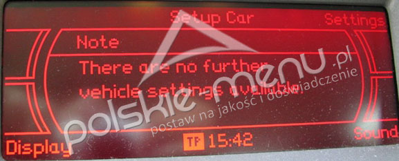 MMI 2G BASIC PLUS Polskie Menu Serwis Nawigacji